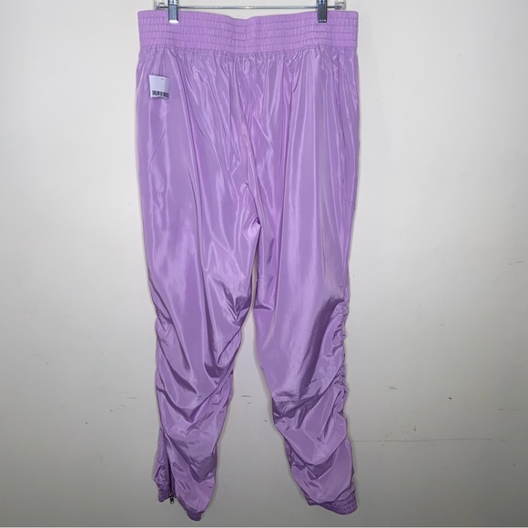 NWT Forever 21 Size 0X Lilac Windbreaker Jogger Pants with Zippers at Ankles - Picture 8 of 10